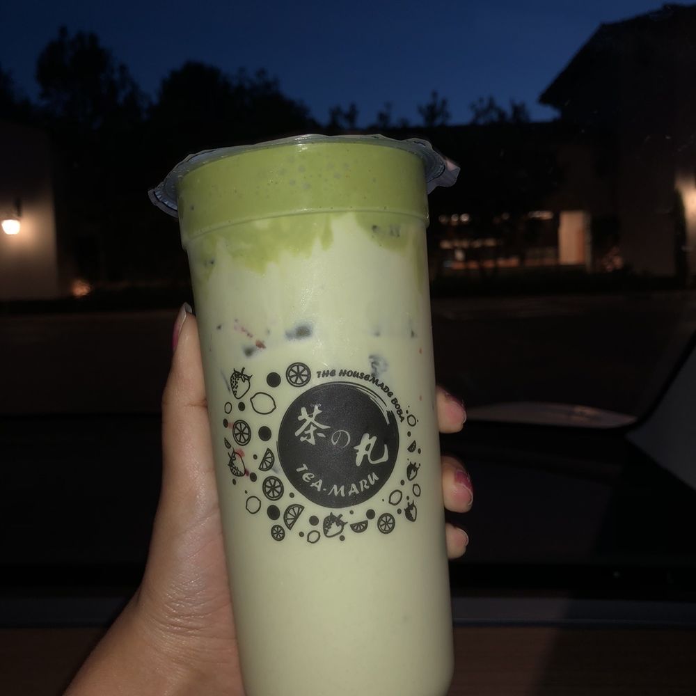 Tea Maru - Strawberry Fluffy Matcha - Bubble Tea Near Me - Irvine, California Tea Maru - Strawberry Fluffy Matcha - Bubble Tea Near Me - Irvine, California