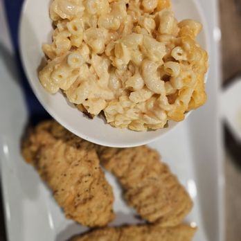 Two Five Summit - The chicken strips had real meat in them and were probably my favorite thing! The Mac and cheese was so so. - Sushi Bars Near Me - Pilot Mountain, North Carolina Two Five Summit - The chicken strips had real meat in them and were probably my favorite thing! The Mac and cheese was so so. - Sushi Bars Near Me - Pilot Mountain, North Carolina