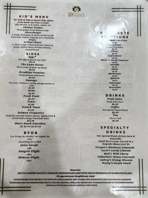 Menu photo 2 The Lawn Breakfast Bar Chicago, IL
