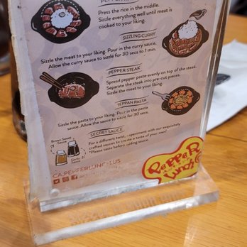Pepper Lunch - Instructions - Teppanyaki Near Me - Artesia, California