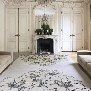 Authentic Art Gallery - Luxurious and Passionate flowery, associated with fertility, virility , love and elegance and the chrysanthemum for beauty and joy - Carpeting Near Me - Laguna Beach, California