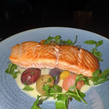 The Library - Ora king salmon - New American Near Me - Las Vegas, Nevada The Library - Ora king salmon - New American Near Me - Las Vegas, Nevada