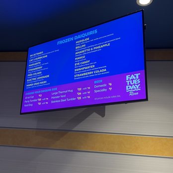 Fat Tuesday - Menu - Cocktail Bars Near Me - Reno, Nevada