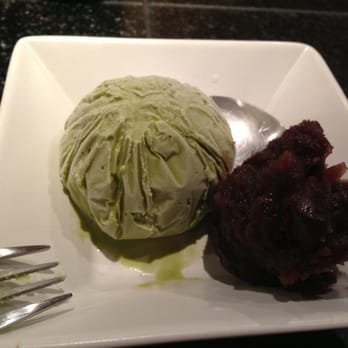 Coach Sushi - Japanese Sweet: green Tea Ice Cream with Red Bean Paste - Sushi Bars Near Me - Oakland, California Coach Sushi - Japanese Sweet: green Tea Ice Cream with Red Bean Paste - Sushi Bars Near Me - Oakland, California