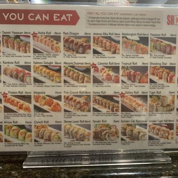 Show Sushi - Menu - Sushi Bars Near Me - San Dimas, California