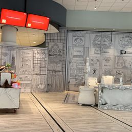 B&W photo booth area nearby! There are capybara plushies in this area too so I figured they might be connected and be worth showing :) B&W photo booth area nearby! There are capybara plushies in this area too so I figured they might be connected and be worth showing :)