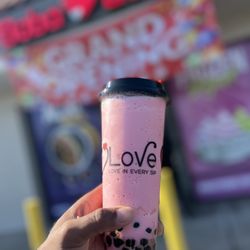 Boba Love - Strawberry boba blended