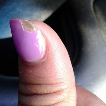 Happy Nails - How, the owner of Happy Nails did my nails. A week later Thisbis what i got. Never  again. - Nail Salons Near Me - Milford, Pennsylvania