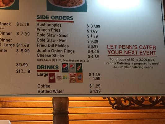 Menu photo 2 Penn's Fish House Restaurants Brandon, MS Menu photo 2 Penn's Fish House Restaurants Brandon, MS