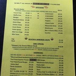 Good Ol' Boys - Menu