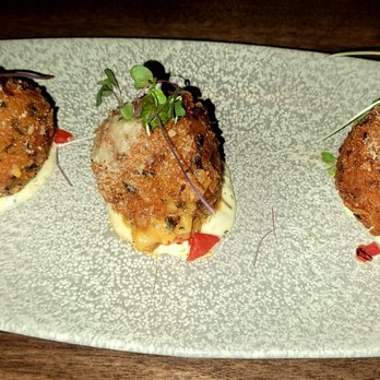 HAVEN Riverfront Restaurant & Bar - Lobster Croquettes - New American Near Me - Edgewater, New Jersey HAVEN Riverfront Restaurant & Bar - Lobster Croquettes - New American Near Me - Edgewater, New Jersey