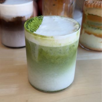 SYNT Coffee - Coconut Einspänner Matcha Latte - Coffee & Tea Near Me - Los Angeles, California