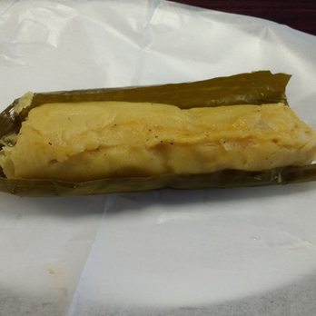 La Promesa - Chicken tamale. - Salvadoran Near Me - Sterling, Virginia