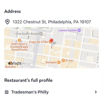 Tradesman's - It seems they ignored the fact we celebrated a birthday and gave poor service. Very disheartening - Barbeque Near Me - Philadelphia, Pennsylvania