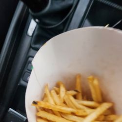 Steak ’n Shake - This is pic of supposed upgraded box of fries.