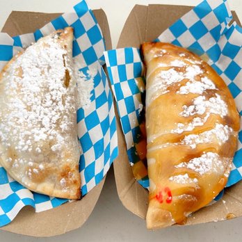 Garden Diva Hummus - Pineapple and cheese empanada, caramel apple empanada - Food Trucks Near Me - Davie, Florida