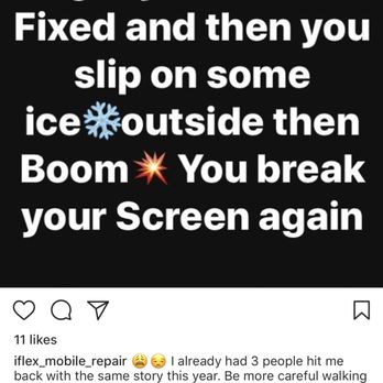 iFlex Mobile Repair -By Online Appointment Only - The meme he later posted on Instagram about me (and apparently two others). So unprofessional. - Mobile Phone Repair Near Me - Laurel, Maryland