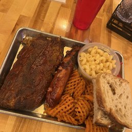 Half Smoked BBQ Pork Ribwith 2 Small Sides Half Smoked BBQ Pork Ribwith 2 Small Sides