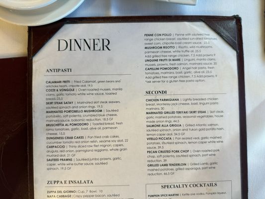 Menu photo 6 Bella Siena Benicia, CA