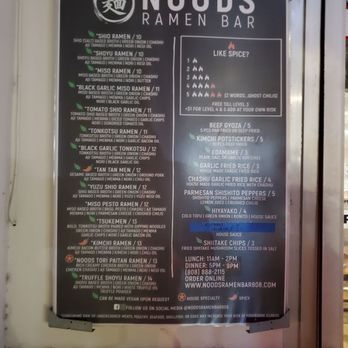 Noods Ramen Bar - Menu - Ramen Near Me - Honolulu, Hawaii Noods Ramen Bar - Menu - Ramen Near Me - Honolulu, Hawaii