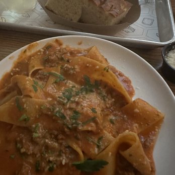Forma Pasta Factory - Pappardelle Bolognese - Italian Near Me - Brooklyn, New York Forma Pasta Factory - Pappardelle Bolognese - Italian Near Me - Brooklyn, New York