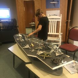 Brunswick Naval Museum - Pilot on duty!