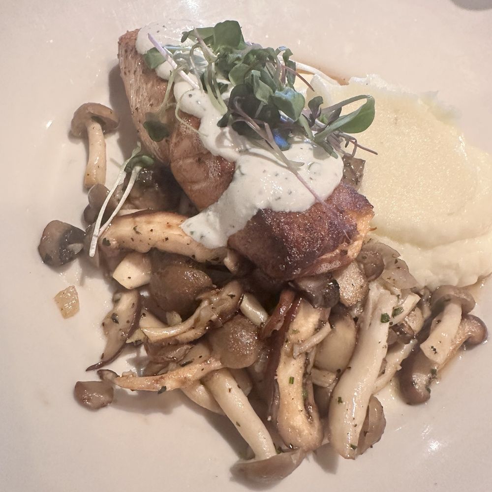 Lovers Seafood And Market - Salmon mashed potatoes and mushrooms - Seafood Near Me - Dallas, Texas Lovers Seafood And Market - Salmon mashed potatoes and mushrooms - Seafood Near Me - Dallas, Texas