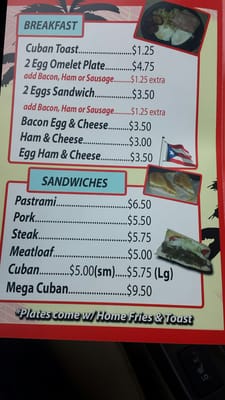 Menu photo 5 Caribbean Sandwich Shop Tampa, FL Menu photo 5 Caribbean Sandwich Shop Tampa, FL
