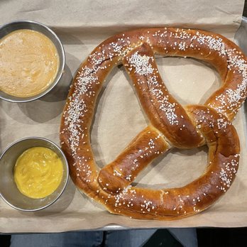 Wynkoop Brewing - Pretzel with Beer Cheese - Pool Halls Near Me - Denver, Colorado Wynkoop Brewing - Pretzel with Beer Cheese - Pool Halls Near Me - Denver, Colorado
