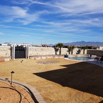 BC PRO Contractors and Landscaping - a backyard with a pool - Landscaping Near Me - El Paso, Texas