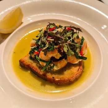 Kirwans Lane Restaurant - Sautéed Gambas Prawns, garlic, chili, parsley butter - Seafood Near Me - Galway, G Kirwans Lane Restaurant - Sautéed Gambas Prawns, garlic, chili, parsley butter - Seafood Near Me - Galway, G