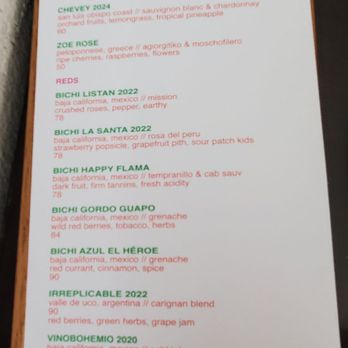 Bacanora - Menu that day - Mexican Near Me - Phoenix, Arizona