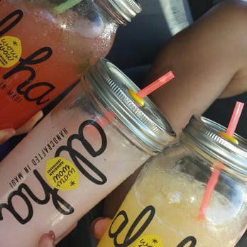 Photo of Wow Wow Hawaiian Lemonade - Kahului, HI, United States. Kula Strawberry, Pinacolada, Pineapple lemonade.