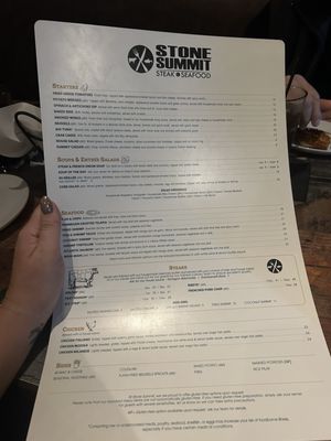 Menu photo 2 Stone Summit Steak and Seafood Wentzville, MO Menu photo 2 Stone Summit Steak and Seafood Wentzville, MO