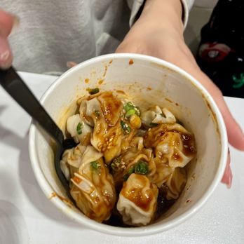 Bafang Dumpling - Spicy Wonton side - Taiwanese Near Me - San Diego, California