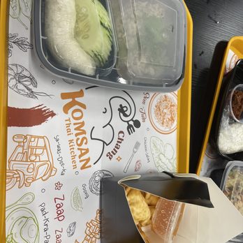 Komsan Thai Kitchen - Crab Rangoon and larb chicken is the best!!!! - Thai Near Me - Jacksonville, Florida