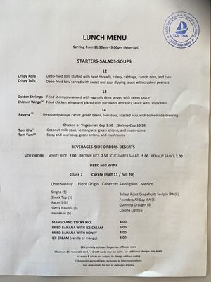 Menu photo 3 Top Thai Cuisine Richmond, CA