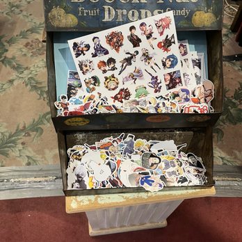Mission Galleria - Weird anime stickers - Antiques Near Me - Riverside, California Mission Galleria - Weird anime stickers - Antiques Near Me - Riverside, California