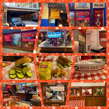 Billy Goat Tavern - Chicago - Montage of images from Billy Goat Tavern - Burgers Near Me - Chicago, Illinois Billy Goat Tavern - Chicago - Montage of images from Billy Goat Tavern - Burgers Near Me - Chicago, Illinois