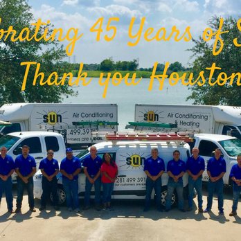 Sun Air Conditioning & Heating - Celebrating 45 Years of Service. Thank you Houston! - Heating & Air Conditioning/HVAC Near Me - Sugar Land, Texas Sun Air Conditioning & Heating - Celebrating 45 Years of Service. Thank you Houston! - Heating & Air Conditioning/HVAC Near Me - Sugar Land, Texas