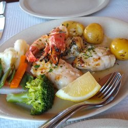 A Ria - Prawn and grilled monkfish medallion - very delicious