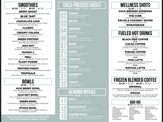 Menu photo 4 Main Squeeze Baton Rouge, LA