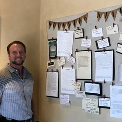 Thrive Functional Wellness Center - Checking out the progress on our rockstar board