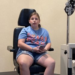 Berkeley Eye Center - Daughter getting her eye exam ..