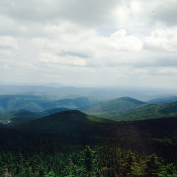 Killington Resort - Views of the Mountain range from the Peak Lodge - Ski Resorts Near Me - Killington, Vermont