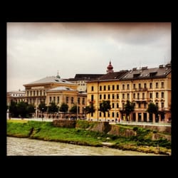 Salzburg Stadt Schiff-Fahrt
