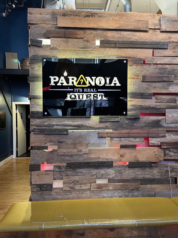 Paranoia Quest Escape the Room Logo