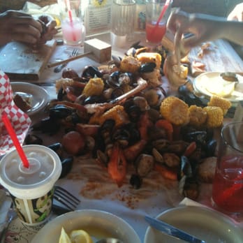 The Crab Pot - 4 orders of the Westport at $25.95 pp. It was delicious today. - Seafood Near Me - Long Beach, California The Crab Pot - 4 orders of the Westport at $25.95 pp. It was delicious today. - Seafood Near Me - Long Beach, California