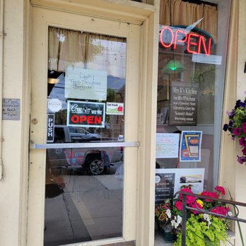 Mrs K's Kitchen - open sign in window - Diners Near Me - Middleburgh, New York Mrs K's Kitchen - open sign in window - Diners Near Me - Middleburgh, New York