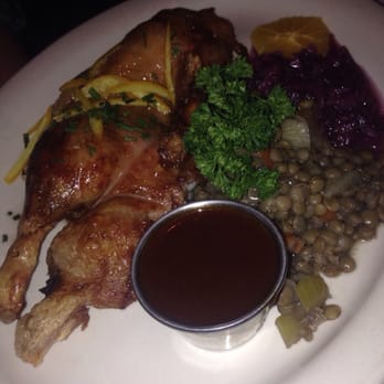 Bistro Le Cep - Duck dish, is really tender, well worth the money - French Near Me - Houston, Texas